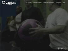 Tablet Screenshot of catalystfitnessbuffalo.com